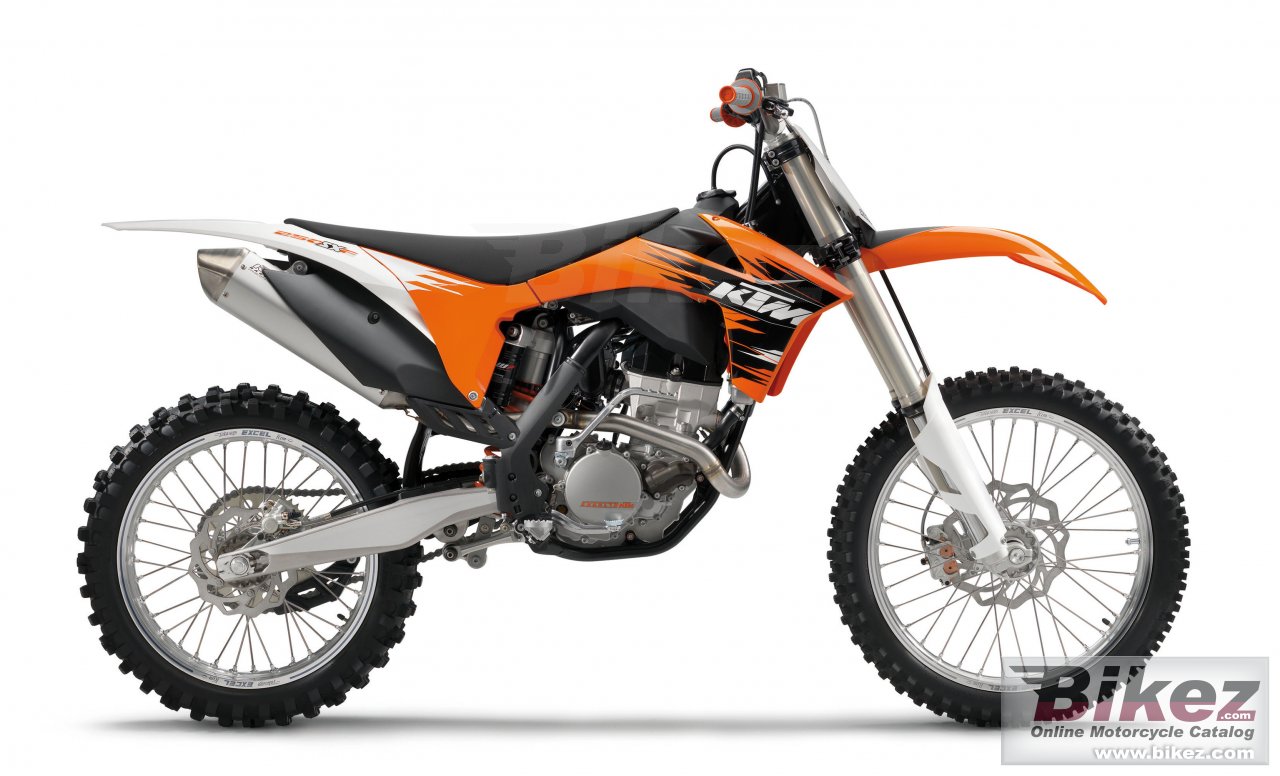 Big KTM 250 sx-f picture and wallpaper from Bikez.com